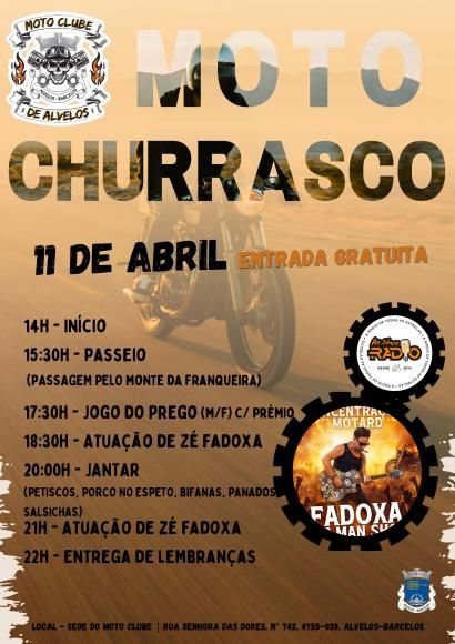 Moto Churrasco - MCA- Moto Clube de Alvelos