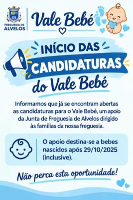 Aviso - Candidatura "Vale-Beb&eacute;"